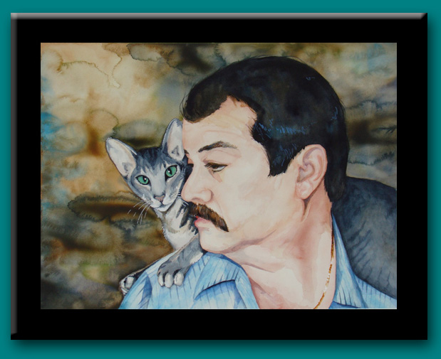 Jim and Mouse Watercolor